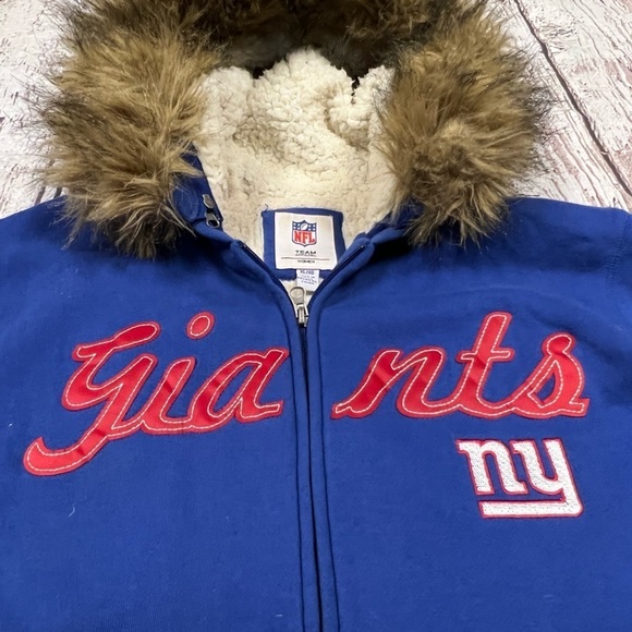 Women's New York Giants Hoodie NFL Football Sports Sweatshirt - Picture 8 of 10